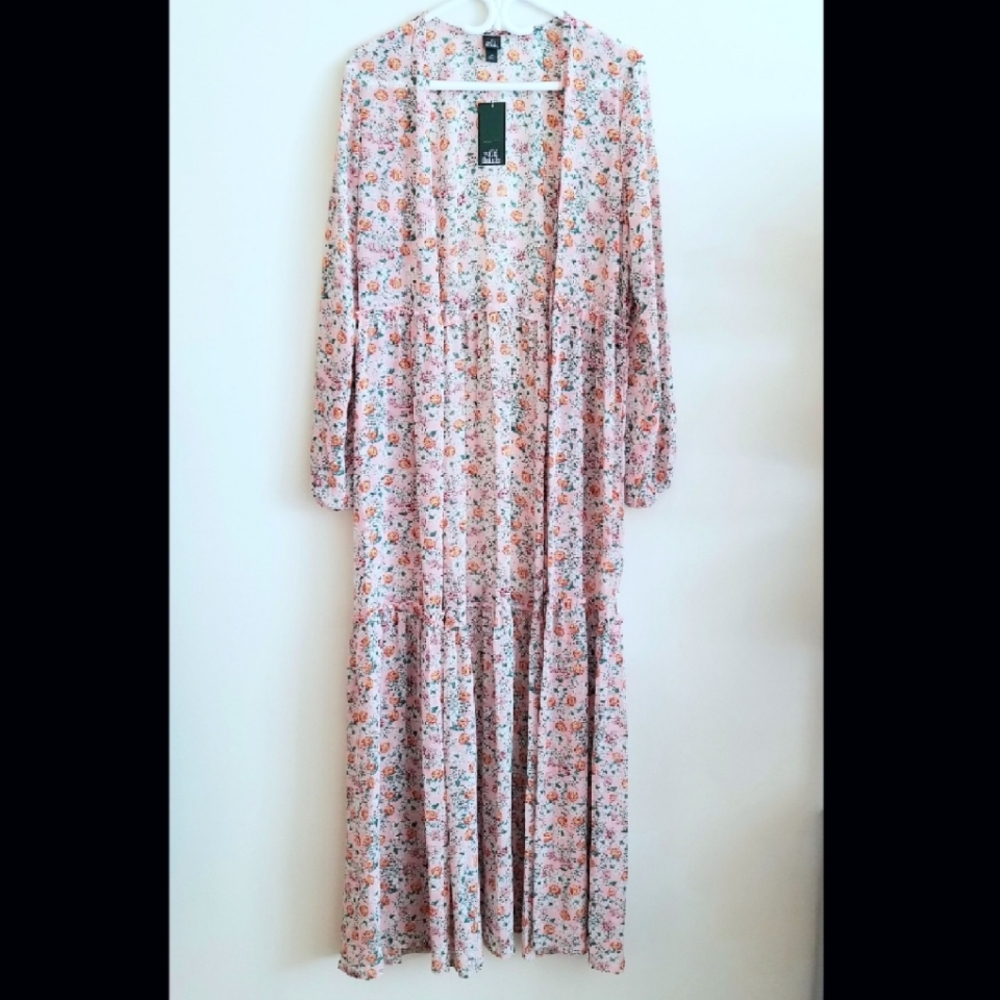 NWT Long open Duster